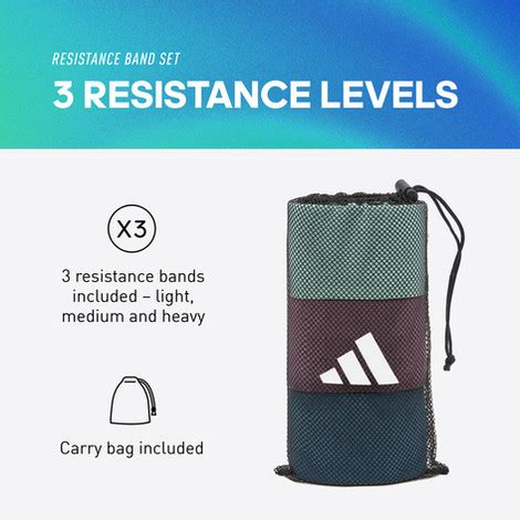 adidas resistance band set